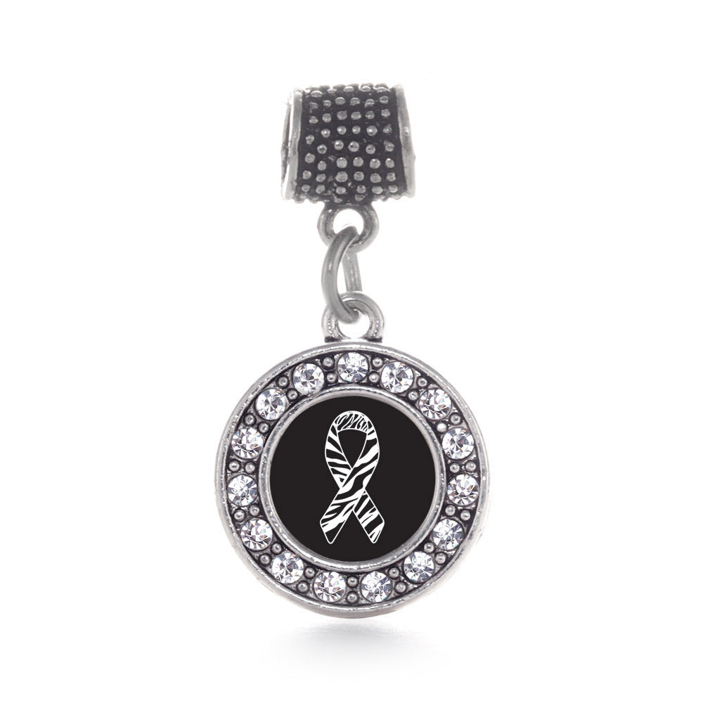 Silver EDS Awareness Circle Memory Charm