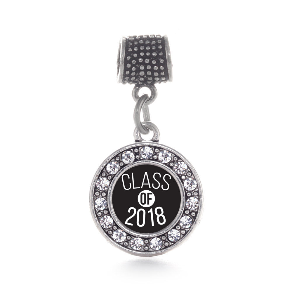 Silver Class of 2018 Circle Memory Charm