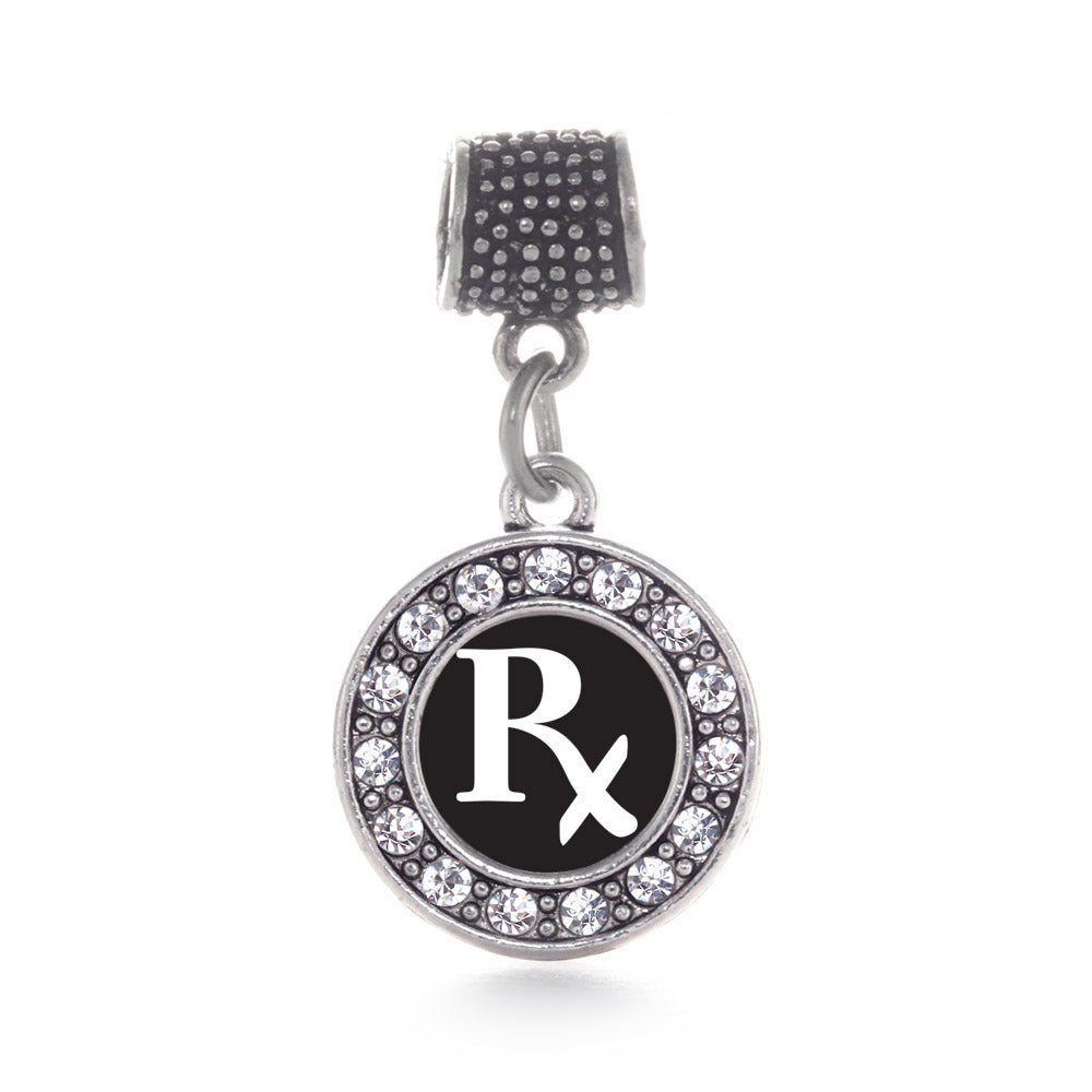 Silver Pharmacy Tech Circle Memory Charm