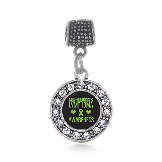 Silver Non Hodgkins Lymphoma Support Circle Memory Charm
