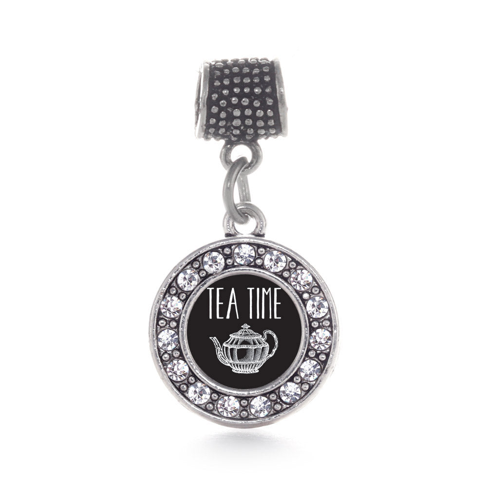 Silver Tea Time Circle Memory Charm