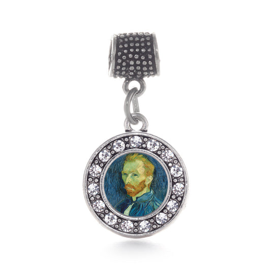 Silver Vincent Van Gogh Circle Memory Charm