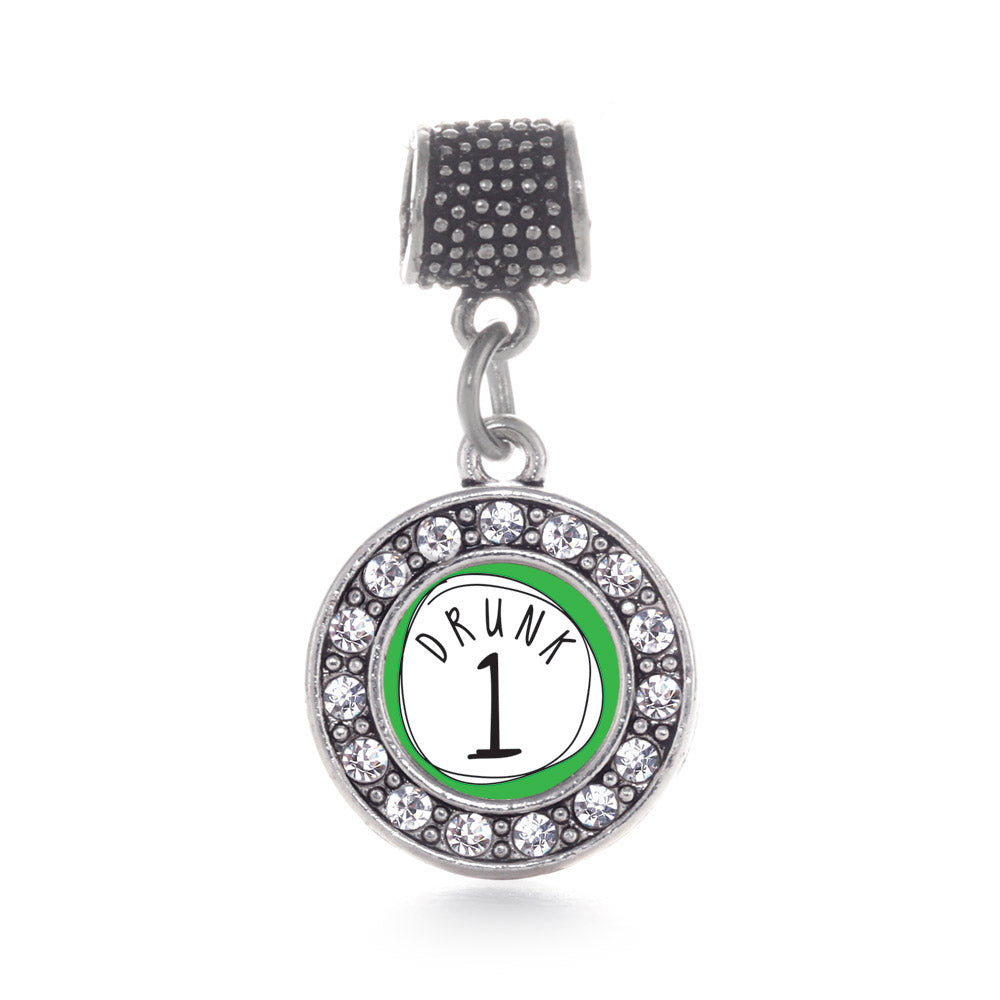 Silver Drunk One Circle Memory Charm