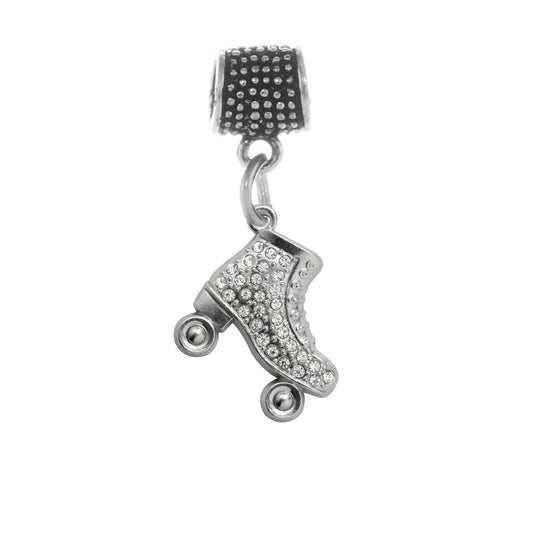 Silver Roller Skate Memory Charm