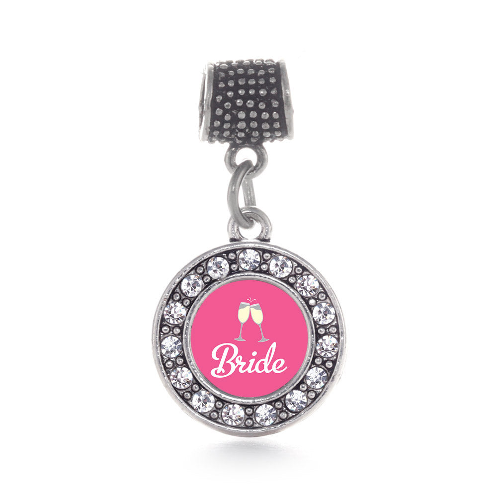 Silver Bride To Be Circle Memory Charm
