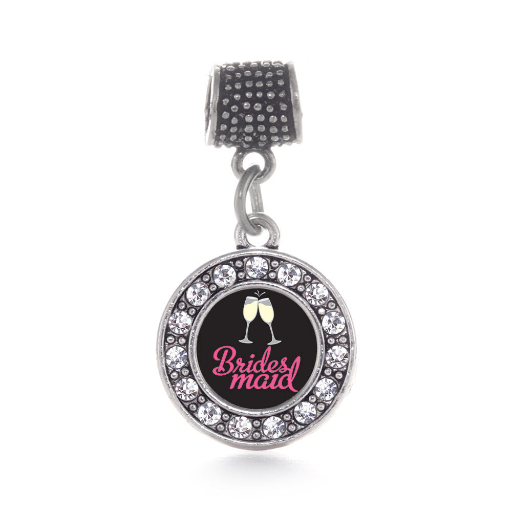 Silver Bridesmaid Circle Memory Charm