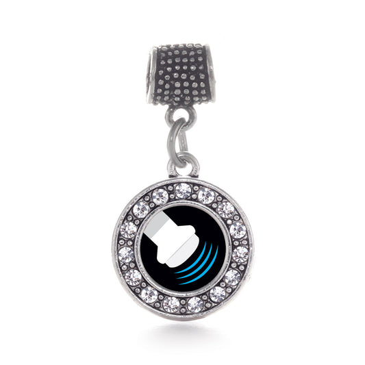 Silver Sonographer Circle Memory Charm