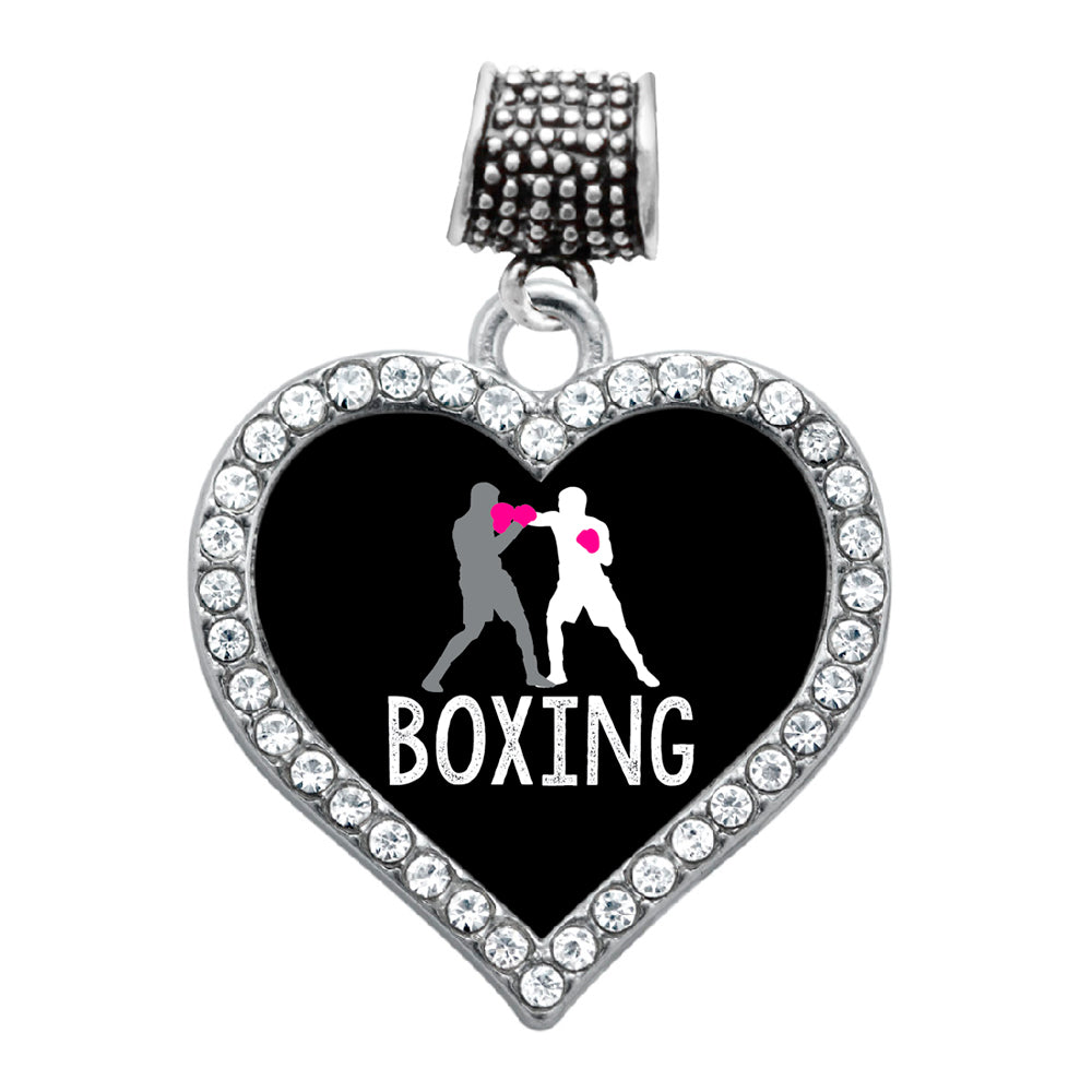 Silver Boxing Open Heart Memory Charm