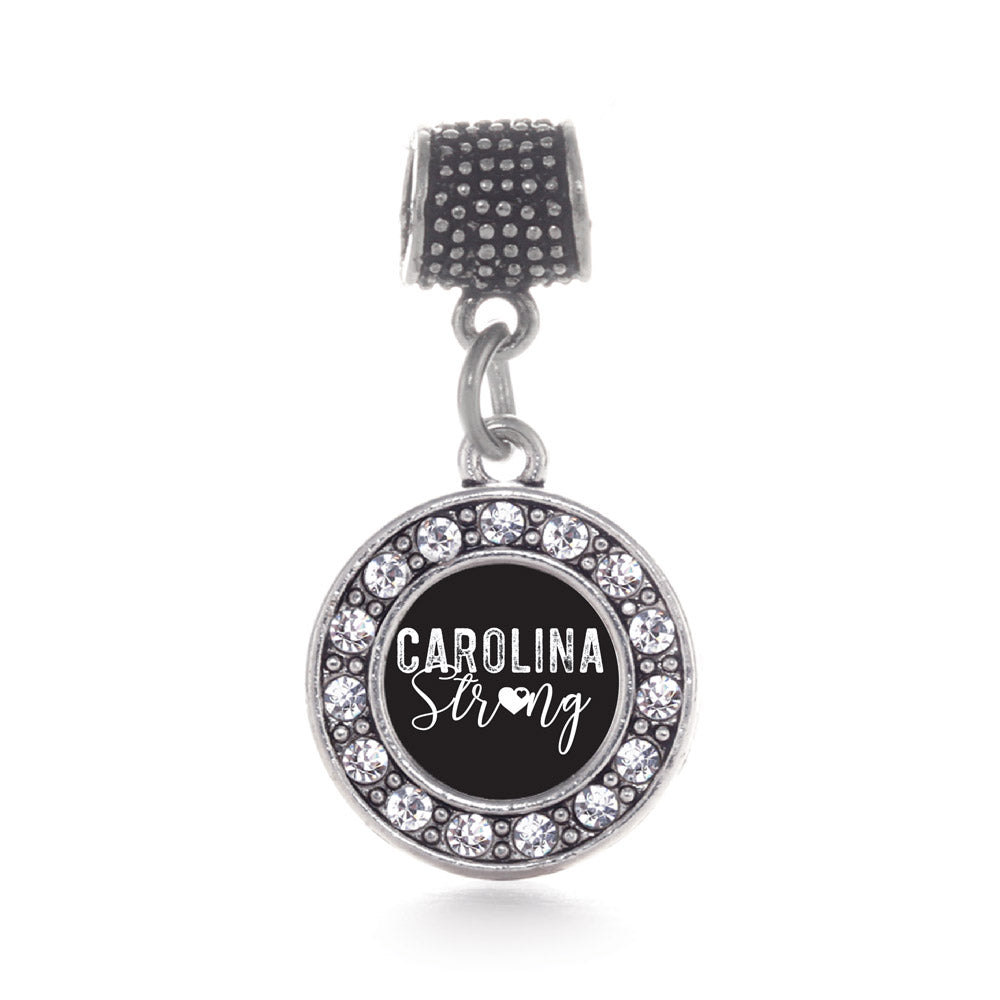 Silver Carolina Strong Circle Memory Charm
