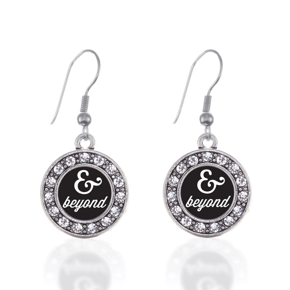 Silver And Beyond Circle Charm Dangle Earrings