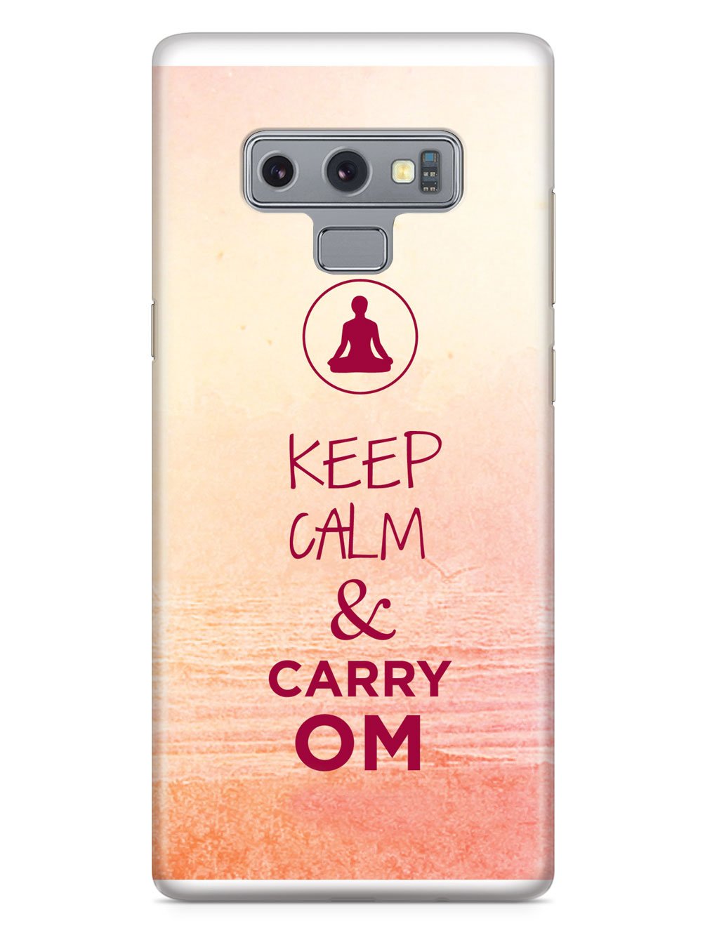 Keep Calm & Carry Om - Yoga Humor Funny Case