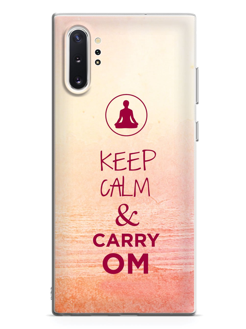Keep Calm & Carry Om - Yoga Humor Funny Case
