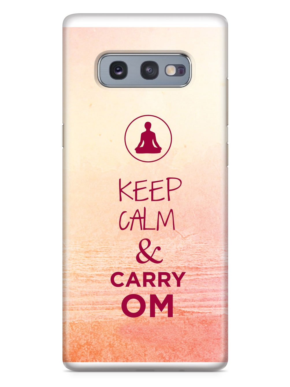 Keep Calm & Carry Om - Yoga Humor Funny Case