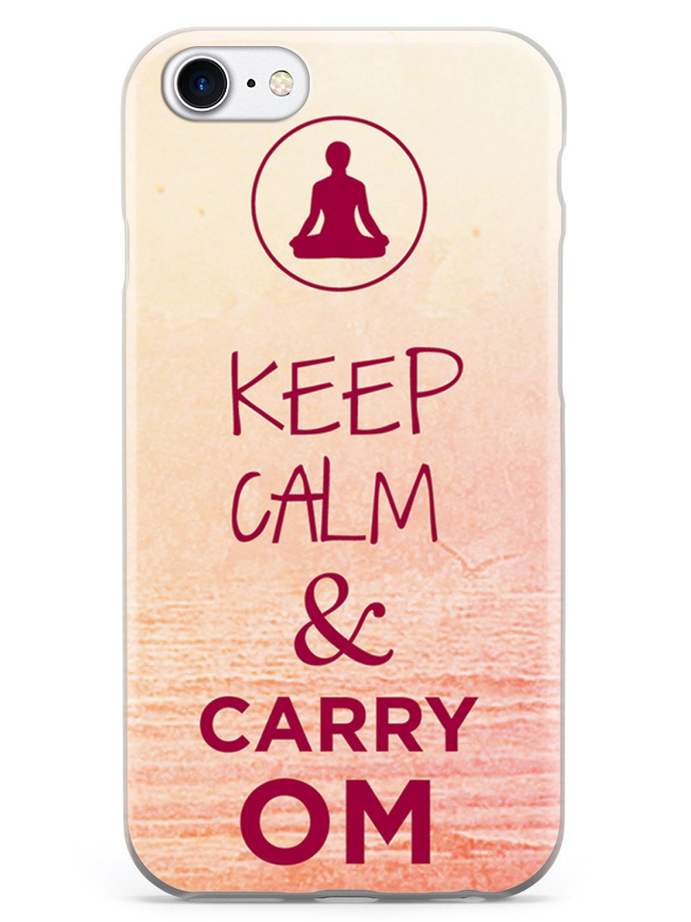 Keep Calm & Carry Om - Yoga Humor Funny Case