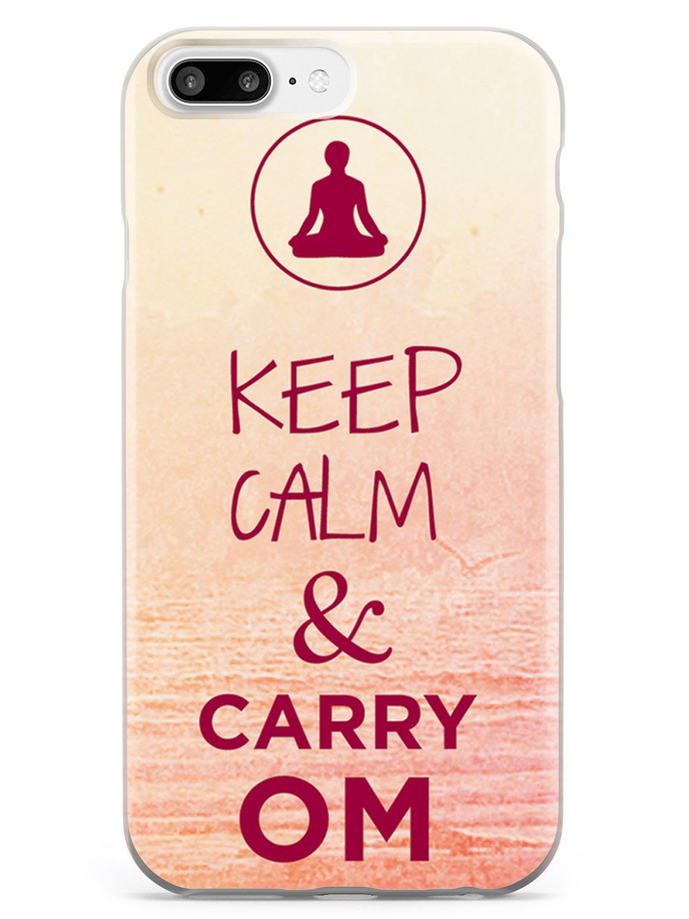 Keep Calm & Carry Om - Yoga Humor Funny Case