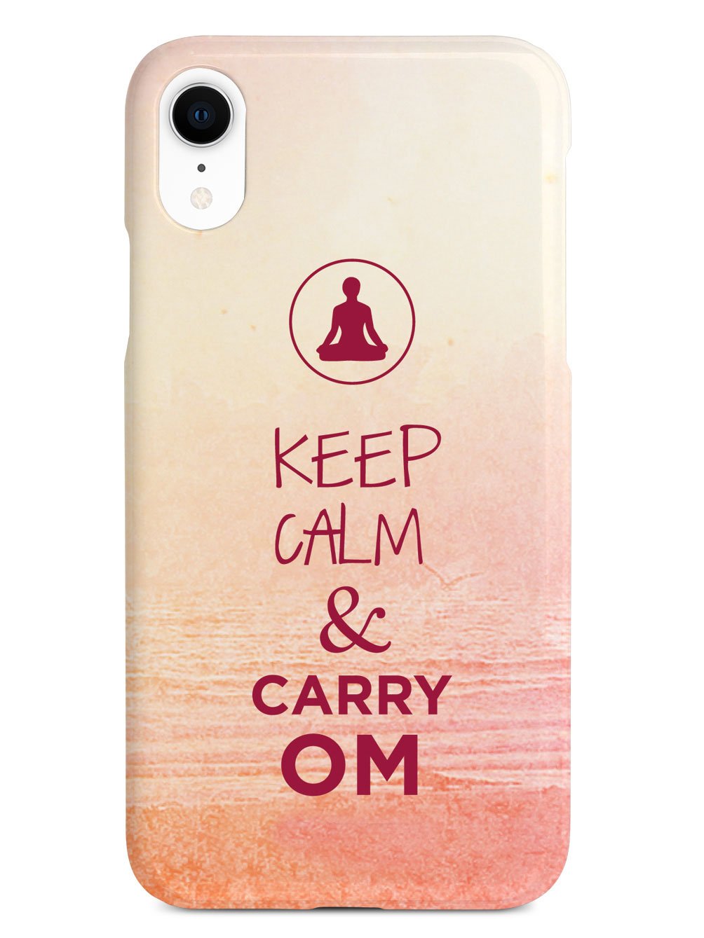 Keep Calm & Carry Om - Yoga Humor Funny Case