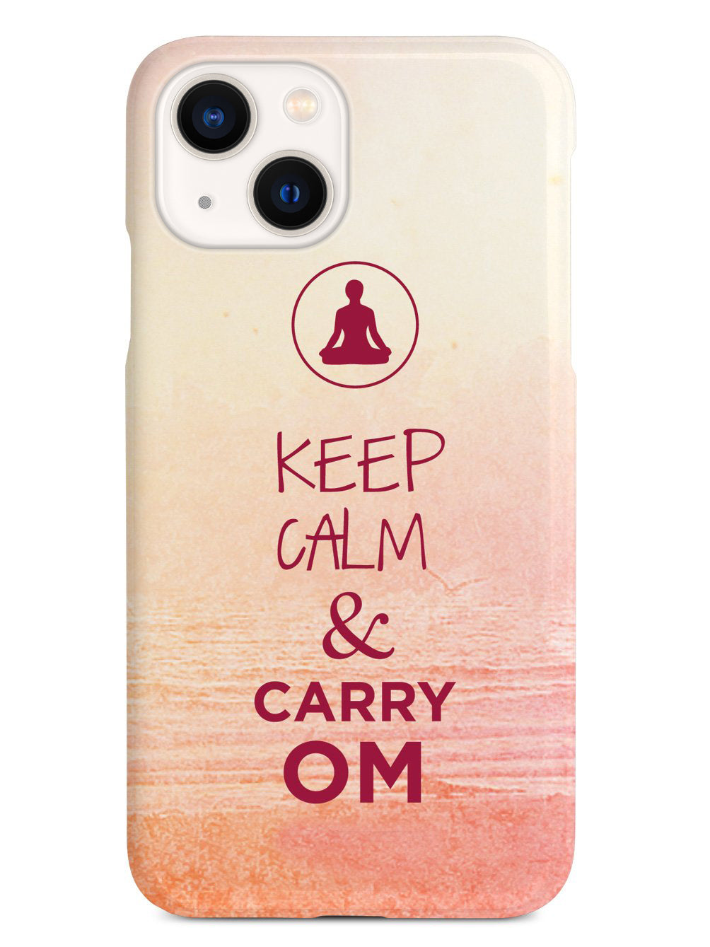 Keep Calm & Carry Om - Yoga Humor Funny Case