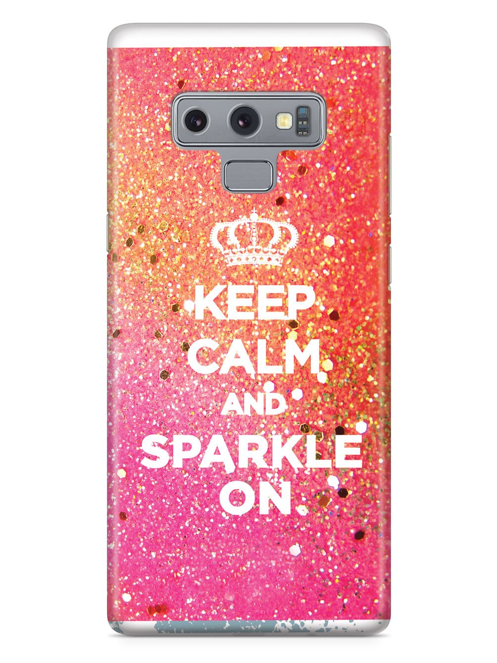 Keep Calm & Sparkle On Bling Case