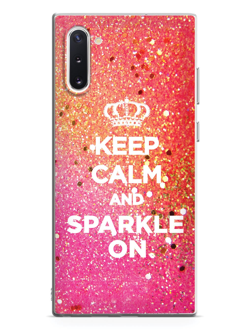 Keep Calm & Sparkle On Bling Case