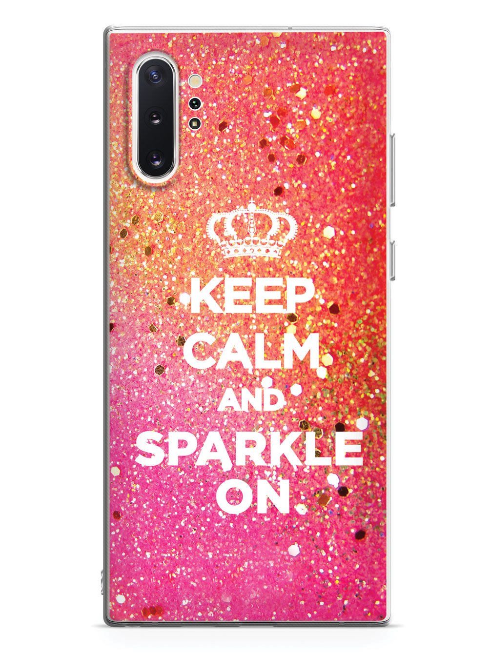Keep Calm & Sparkle On Bling Case