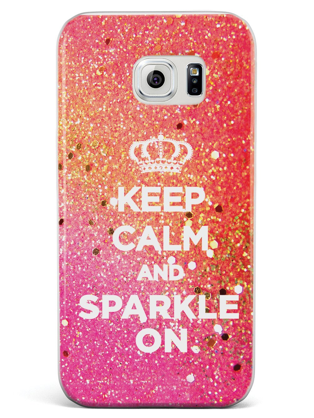 Keep Calm & Sparkle On Bling Case