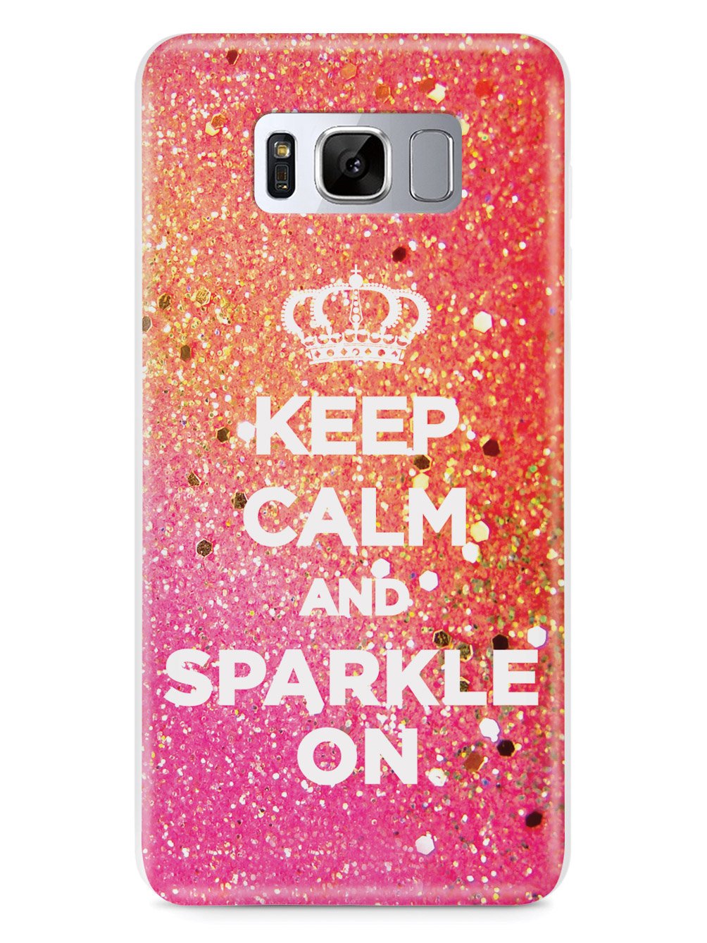 Keep Calm & Sparkle On Bling Case