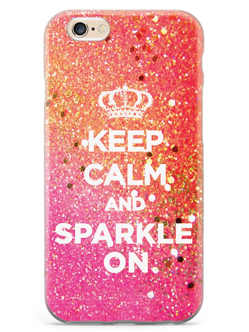 Keep Calm & Sparkle On Bling Case