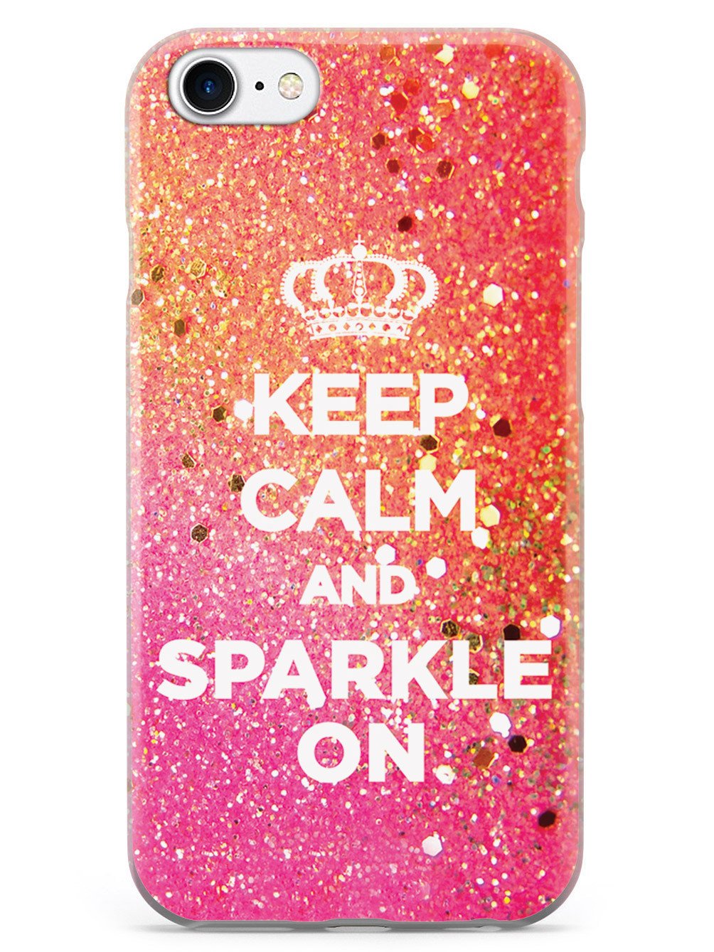 Keep Calm & Sparkle On Bling Case