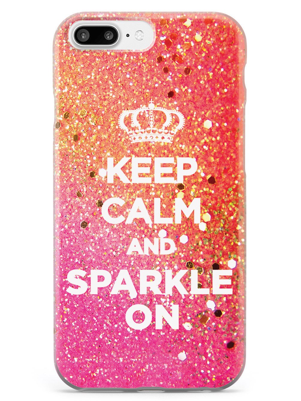 Keep Calm & Sparkle On Bling Case