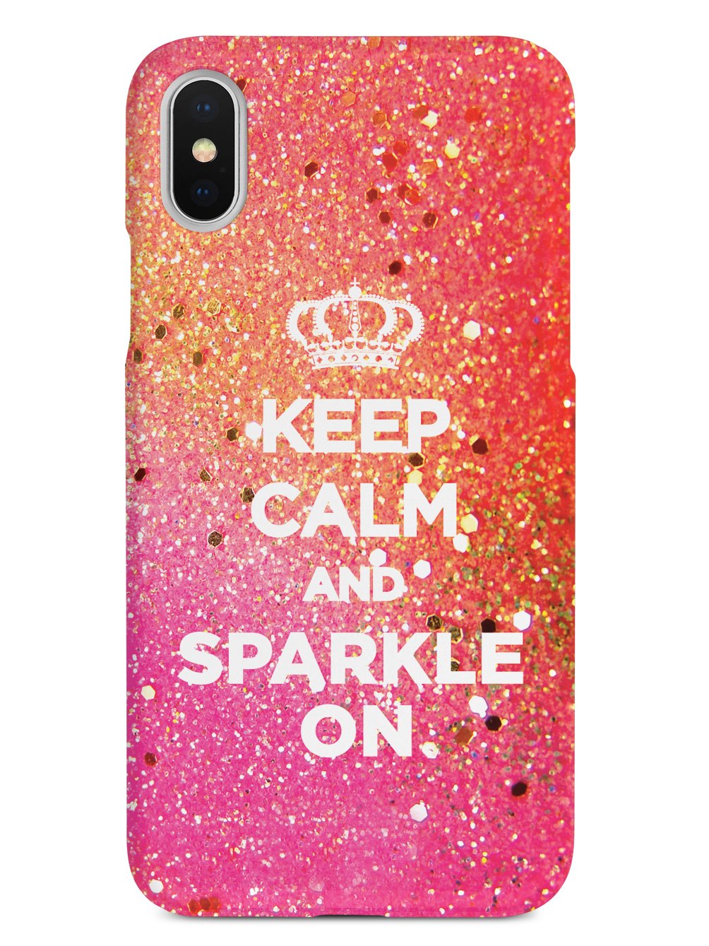 Keep Calm & Sparkle On Bling Case