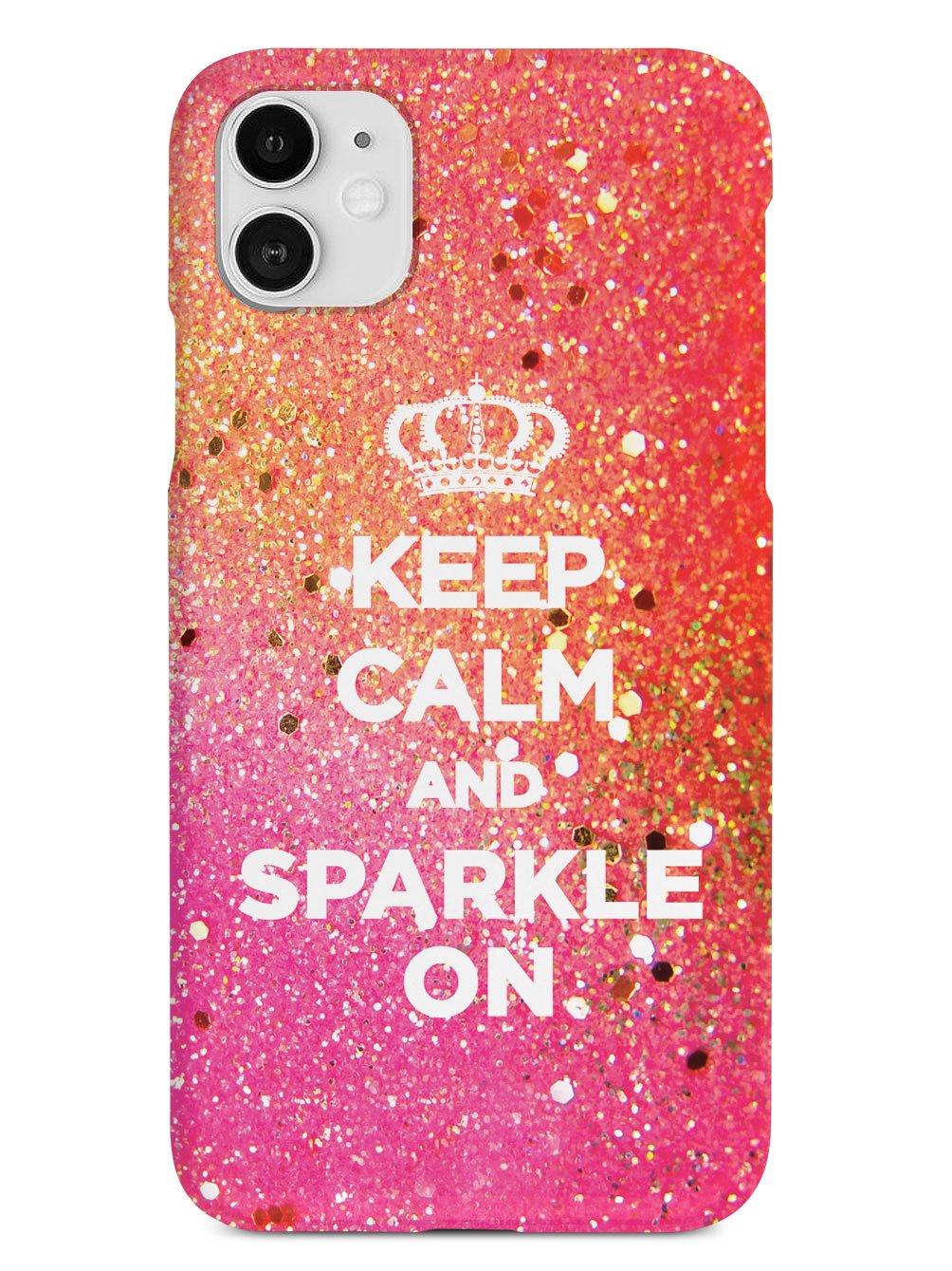 Keep Calm & Sparkle On Bling Case