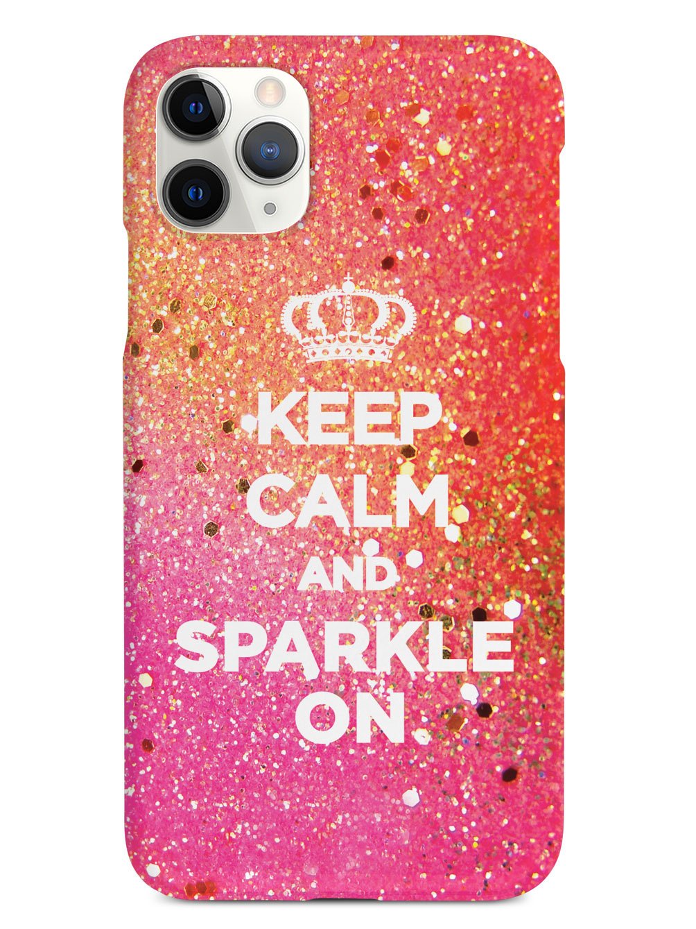 Keep Calm & Sparkle On Bling Case