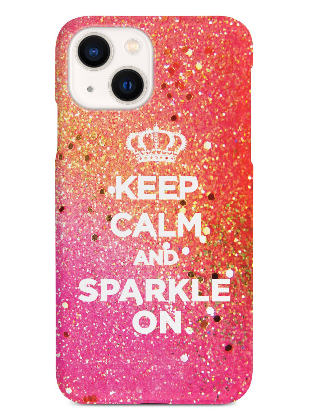 Keep Calm & Sparkle On Bling Case
