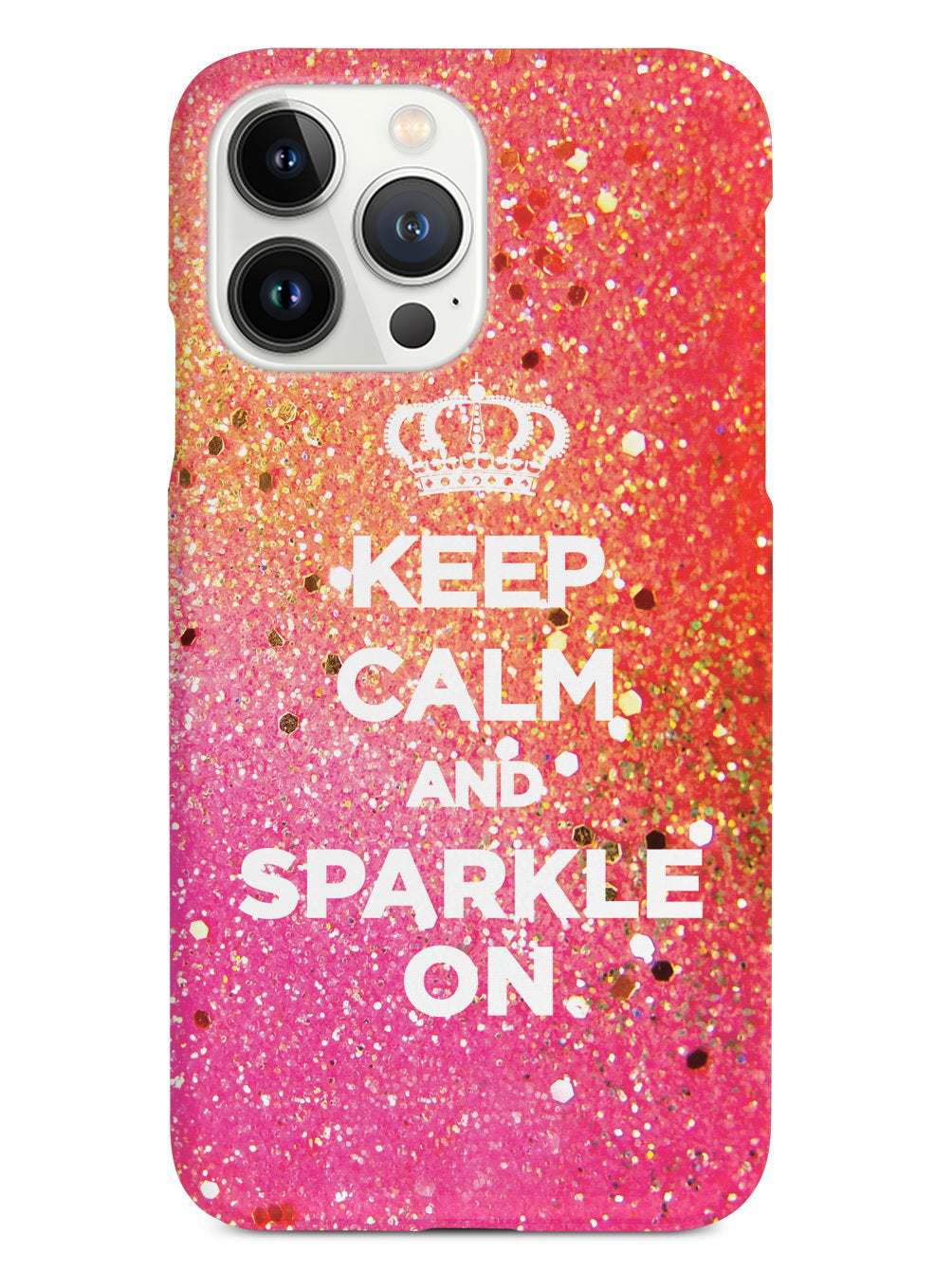 Keep Calm & Sparkle On Bling Case