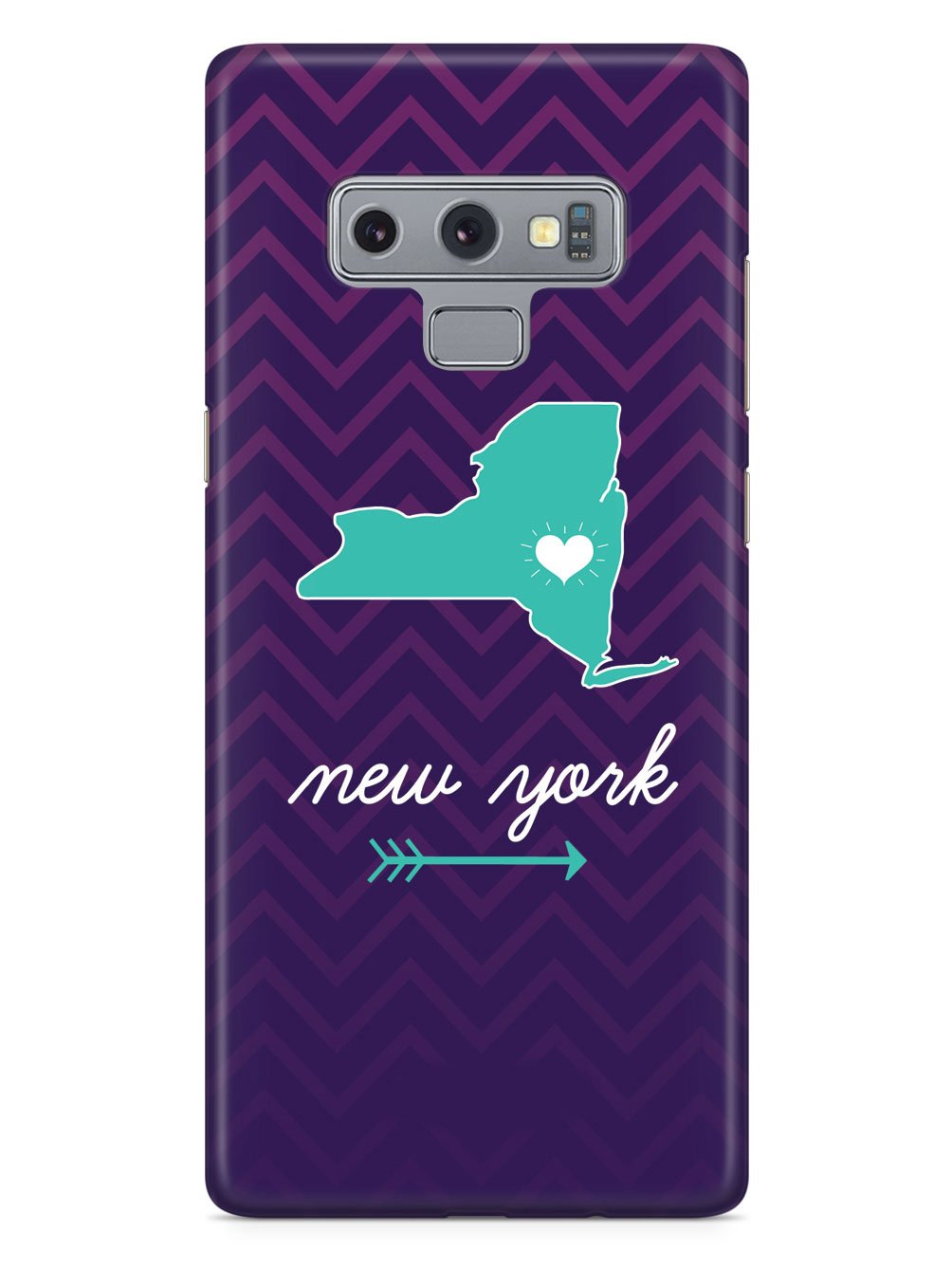 New York Chevron Pattern State Case