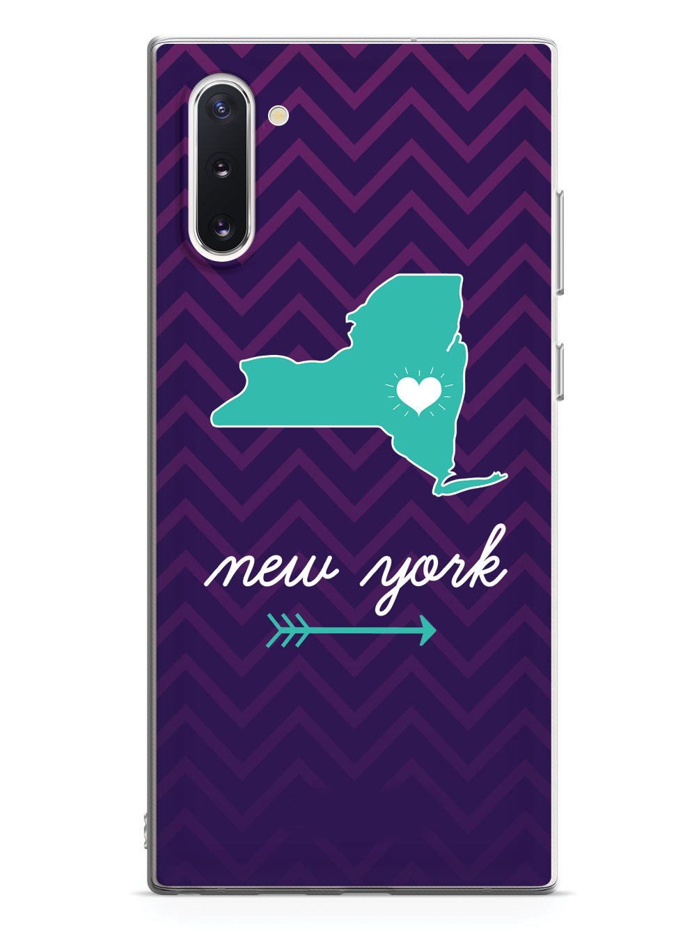 New York Chevron Pattern State Case