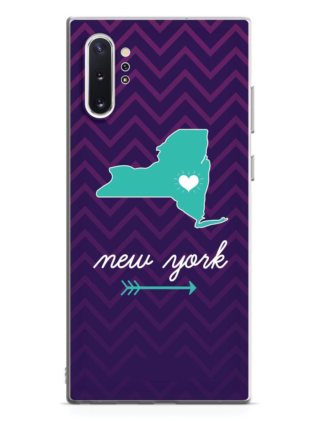 New York Chevron Pattern State Case