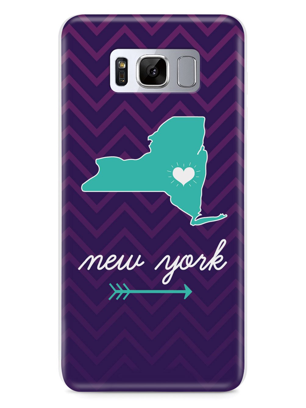 New York Chevron Pattern State Case