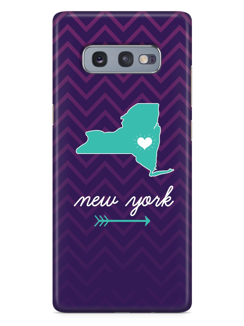 New York Chevron Pattern State Case