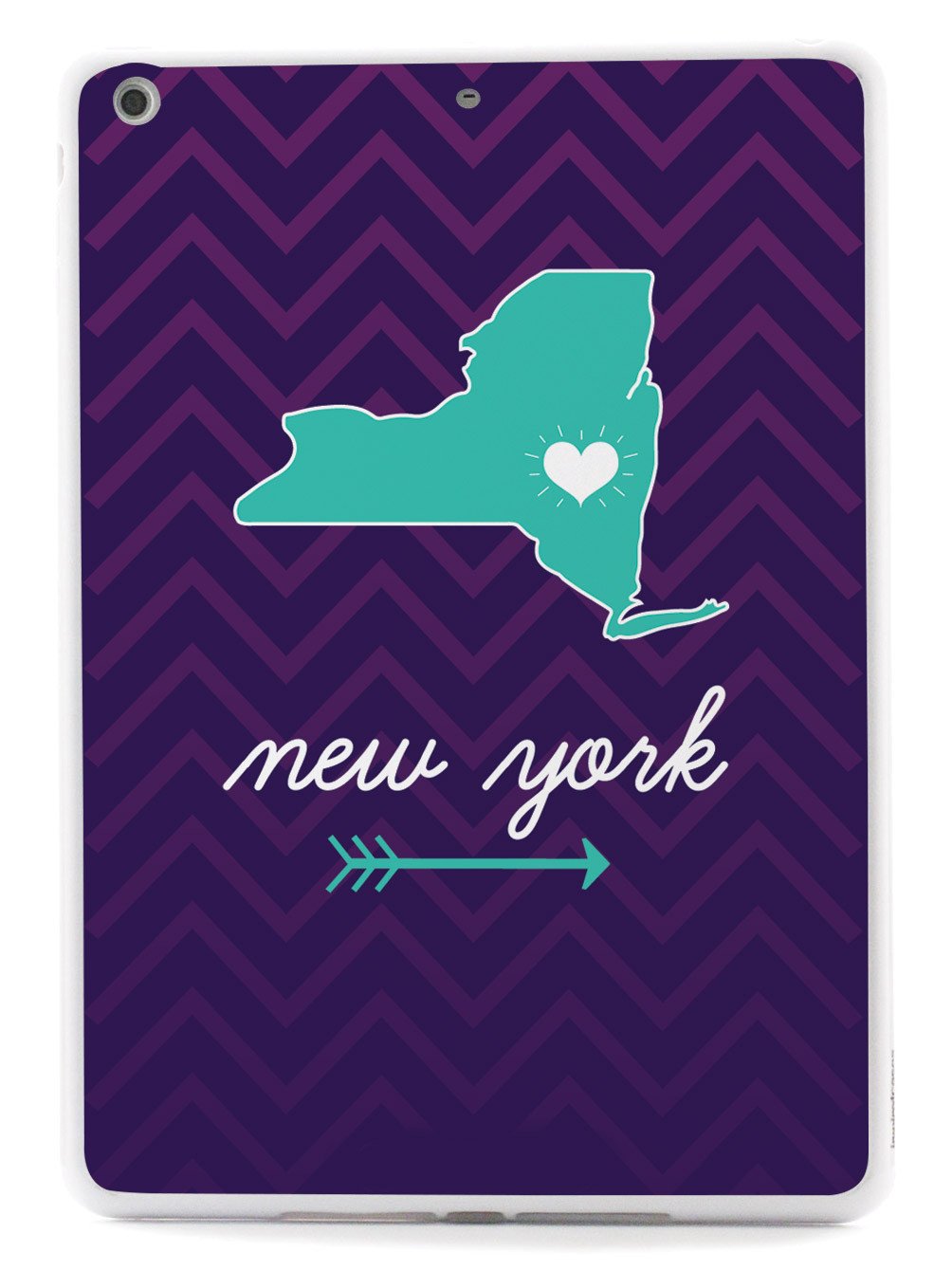 New York Chevron Pattern State Case