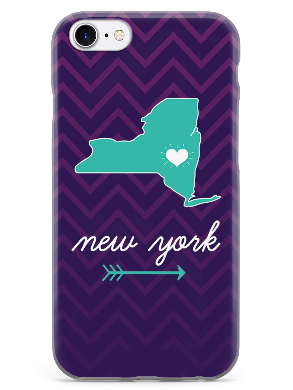New York Chevron Pattern State Case