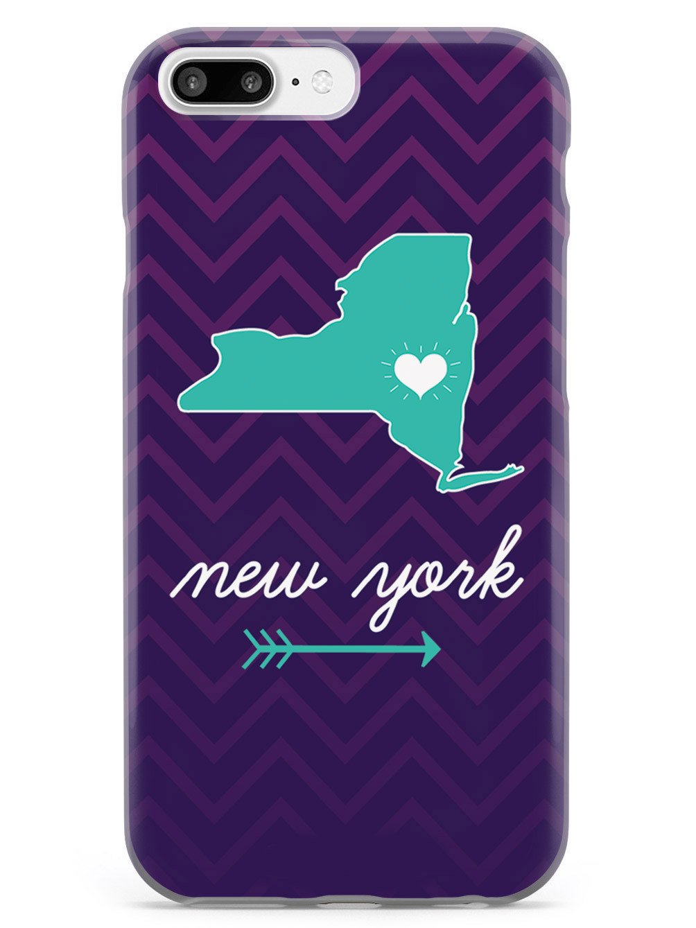 New York Chevron Pattern State Case