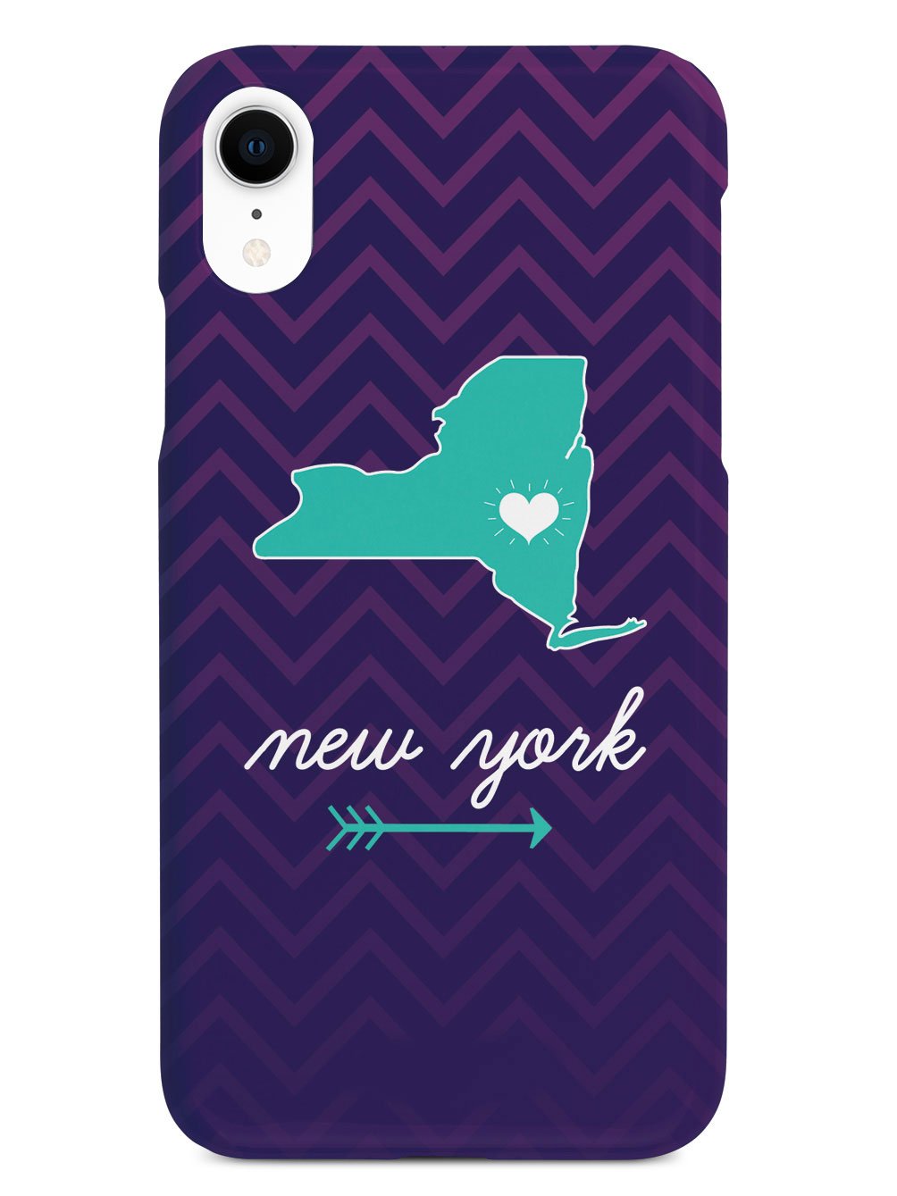 New York Chevron Pattern State Case