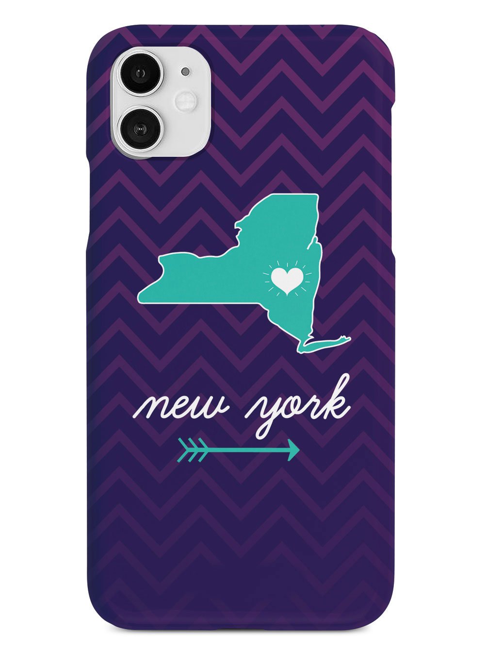 New York Chevron Pattern State Case