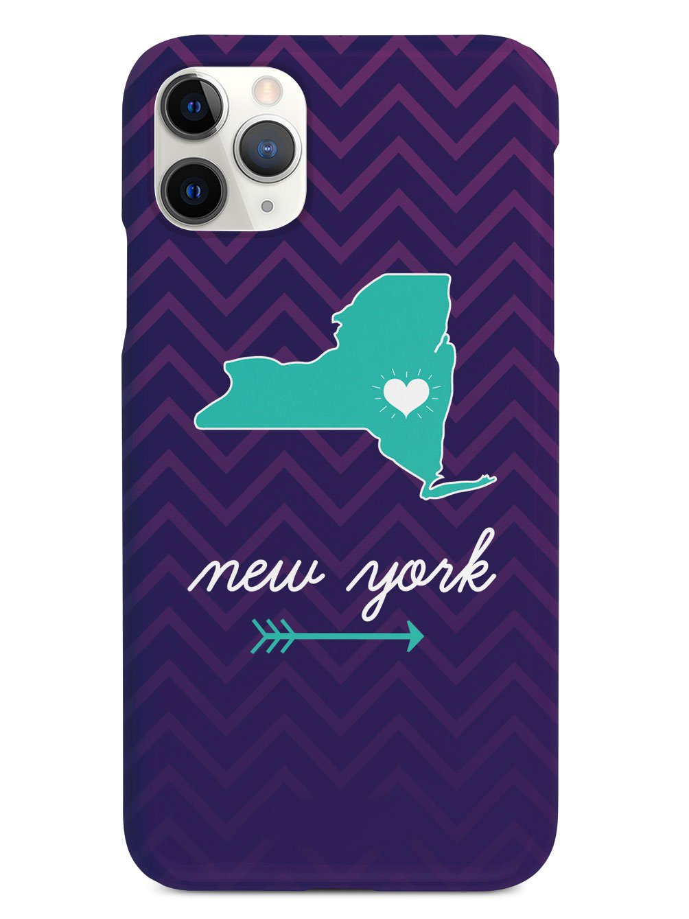 New York Chevron Pattern State Case