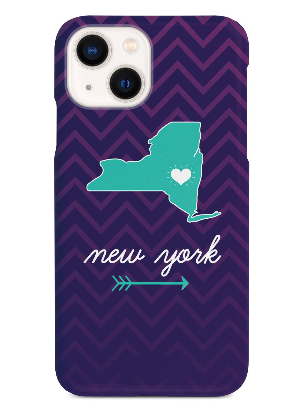 New York Chevron Pattern State Case