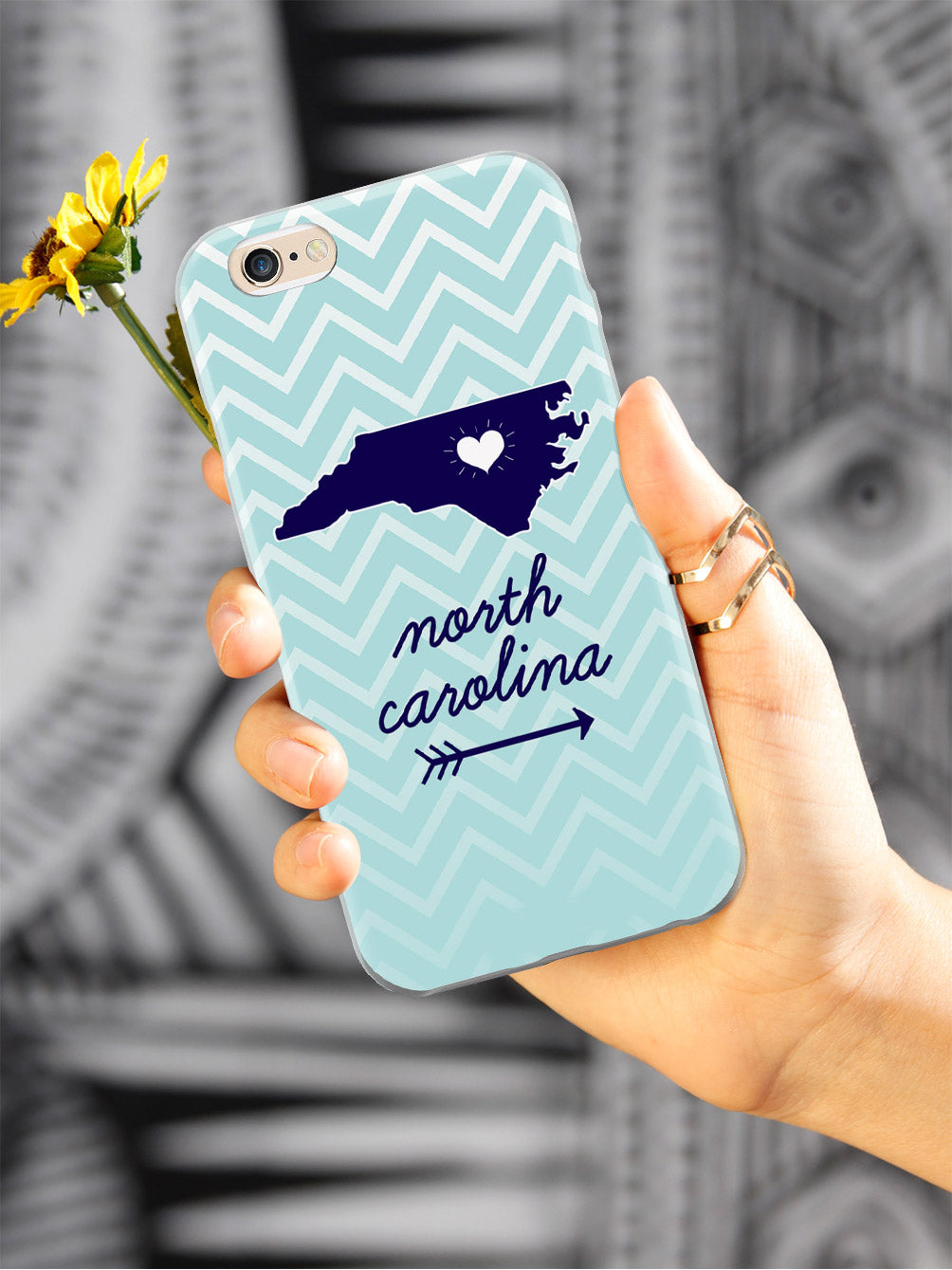 North Carolina Chevron Pattern State Case
