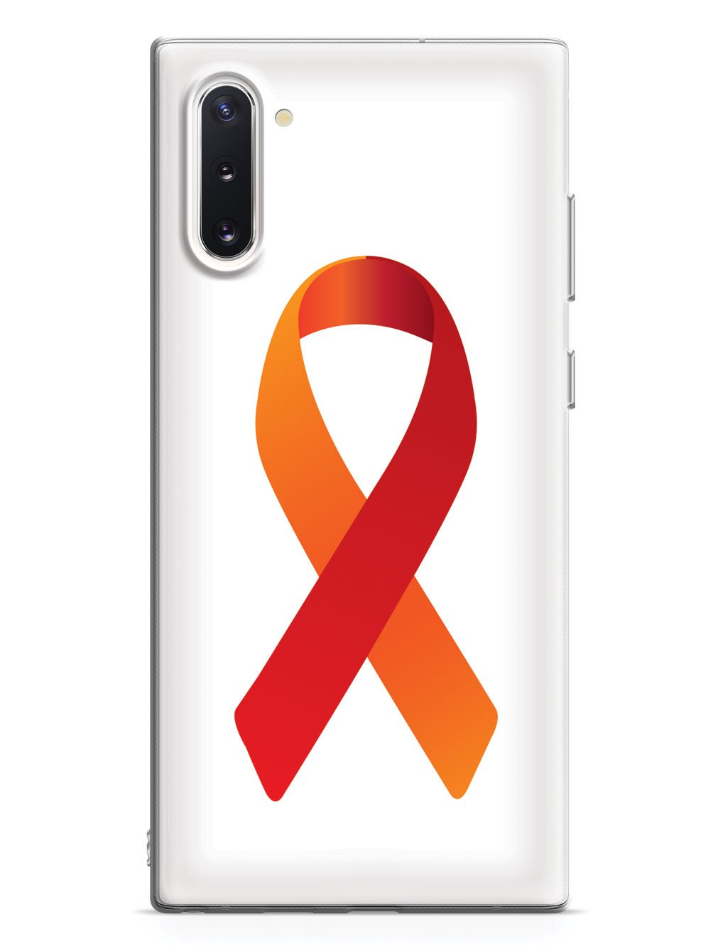 Orange & Red Awareness Ribbon Case