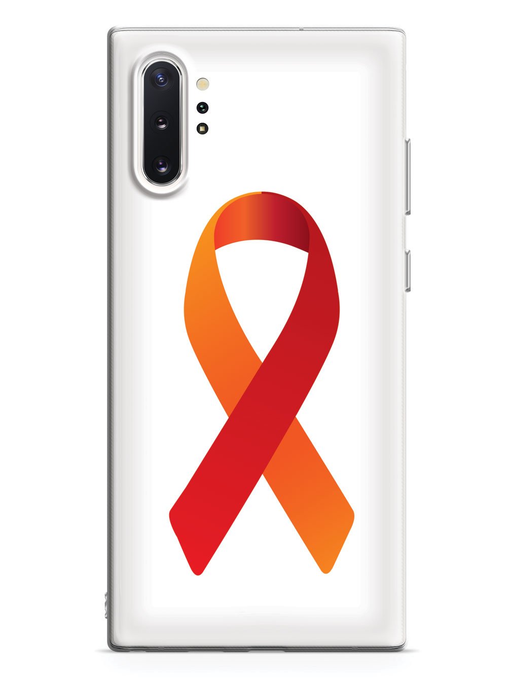 Orange & Red Awareness Ribbon Case