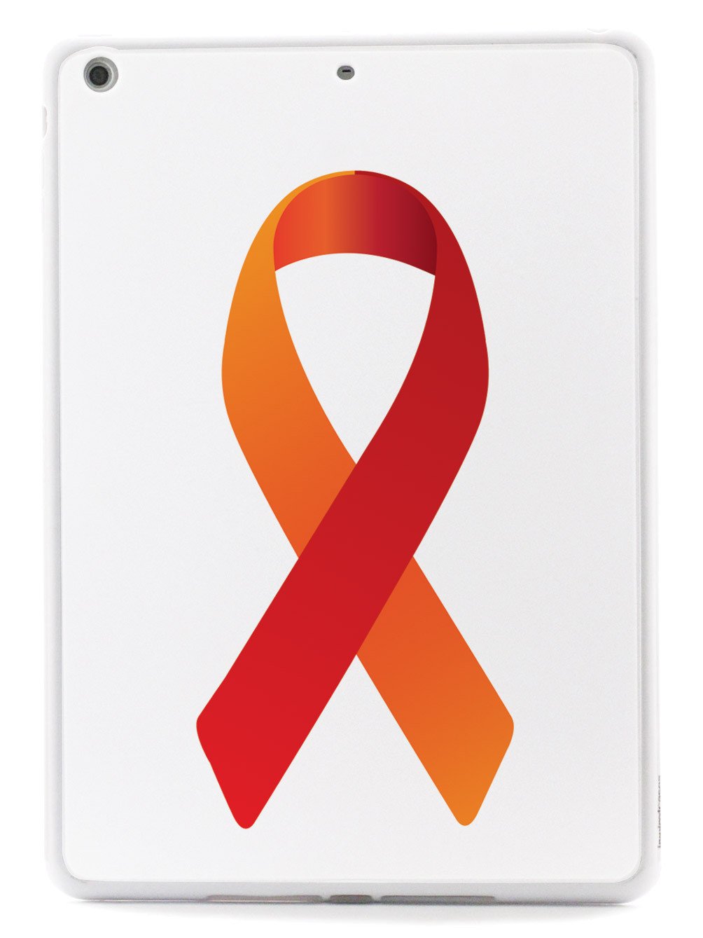 Orange & Red Awareness Ribbon Case